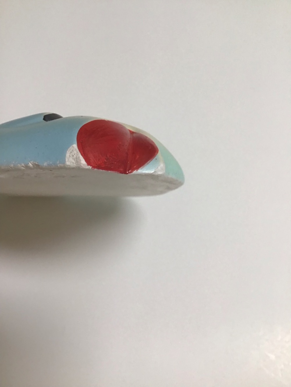 Miller Studio Chalkware Fish Bath Wall Decor Blue Green Red Lips 1960s Vintage - Picture 12 of 16